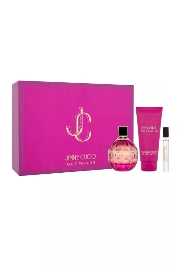 Jimmy Choo Rose Passion Set Body Lotion Mini Coffret (Coffret) Mixte 100ml - Maison des fragrances