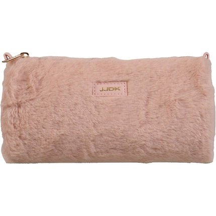 JJDK Goldie Fake Fur Makeup Bag Light Rose - Maison des fragrances
