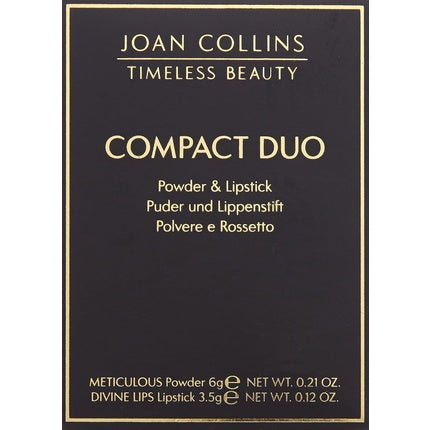 Joan Collins Timeless Beauty Compact Duo Lipstick and Powder Marilyn - Maison des fragrances