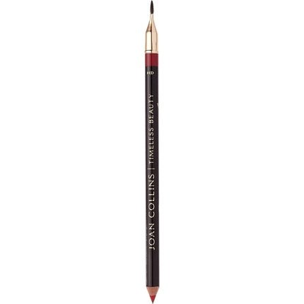 Joan Collins Timeless Beauty Contour Lip Pencil and Brush Red - Maison des fragrances