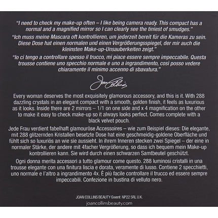 Joan Collins Timeless Beauty The Crystal Mirror - Maison des fragrances