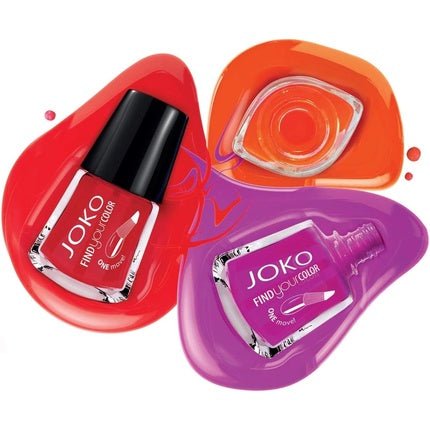 Joko Find Your Color Nail Polish With Vinyl 100 Ultra Violet 10ml - Maison des fragrances