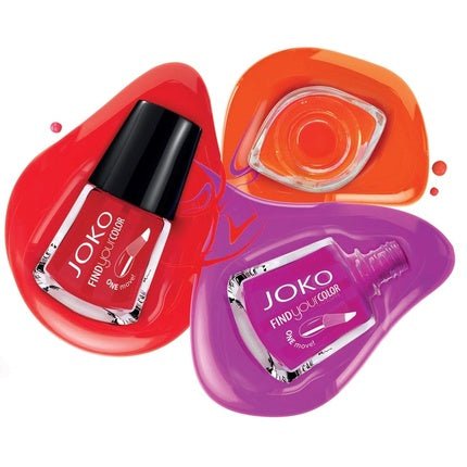 Joko Find Your Color Nail Polish With Vinyl 137 Wild Look 10ml - Maison des fragrances