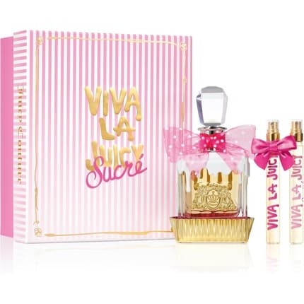 Juicy Couture Viva La Juicy Sucre - 3 Piece Fragrance Gift Coffret (Coffret) Mixte 100ml - Maison des fragrances