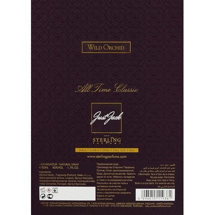JUST JACKS Wild Orchid Eau De Parfum 50ml - Maison des fragrances