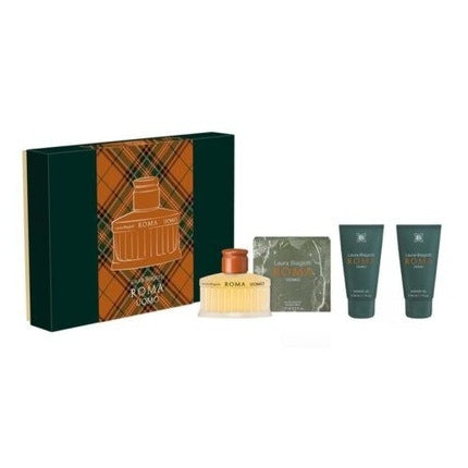 LAURA BIAGIOTTI Roma Man Gift Box Eau de Toilette 75ml + 2 Shower Gel 50ml Maison des fragrances