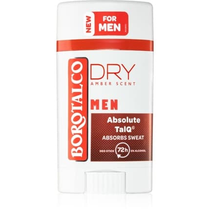 Borotalco Deodorant Stick Dry Amber 40ml for men