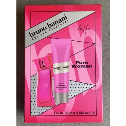Bruno Banani Pure Woman Gift Set + Shower Gel Eau de Toilette 30ml pour femme