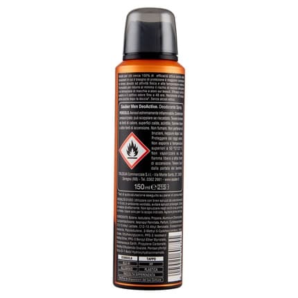 Sauber Deo Active Man Spray Sport and Stress 150ml