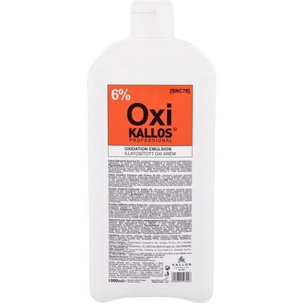 Kallos Oxi Oxidation Emulsion 6% 1000 Ml - Maison des fragrances