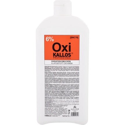 Kallos Oxi Oxidation Emulsion 6% 1000 Ml - Maison des fragrances
