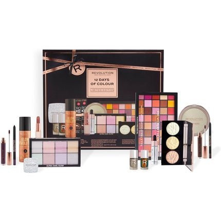 Kedoucha Makeup Revolution 12 Days Of Colour Limited Edition Advent Calendar Bronze - Maison des fragrances