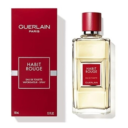 Habit Rouge by Guerlain Edt Spray 3.4oz