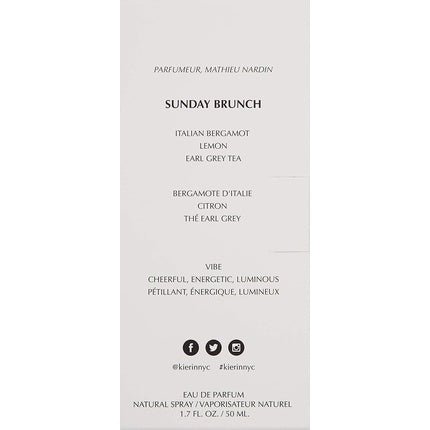 Kierin NYC Sunday Brunch EDP 50ml - Maison des fragrances