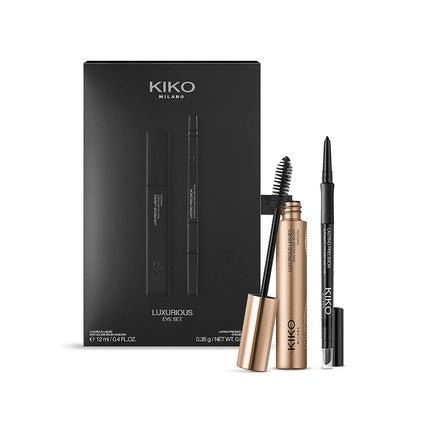 KIKO Milano Luxurious Eye Set Remodeling Mascara and Kajal Pencil Makeup Set - Maison des fragrances