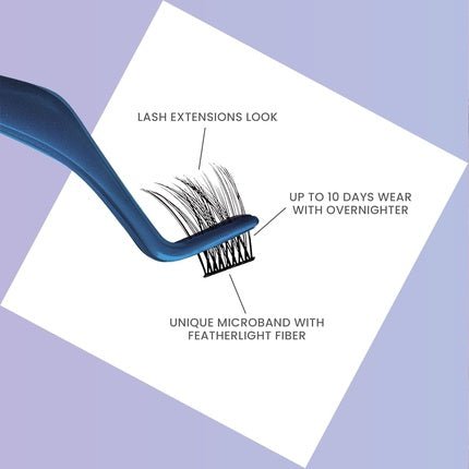 KISS Falscara False Eyelashes Lash Clusters Faux Mink Wisps 12mm - 14mm - 16mm 24 Wisps Contact Lens Friendly Easy to Apply Reusable Strip Lashes - Maison des fragrances