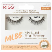 Kiss My Lash But Better Black False Lashes All Mine Natural Style 1 Pair - Maison des fragrances