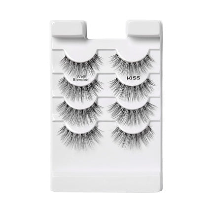 KISS My Lash But Better False Eyelashes 'Well Blended' 4 Pairs - Maison des fragrances