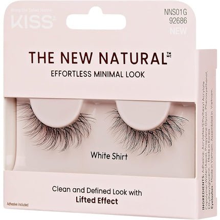 KISS The New Natural False Eyelashes Full Strip Lash 01 1 Pair - Maison des fragrances