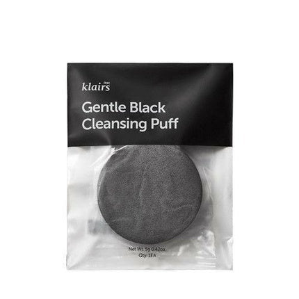 KLAIRS Gentle Black Cleansing Puff - Maison des fragrances