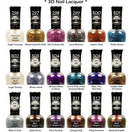 KLEANCOLOR 3D Nail Lacquer Polish - Joy's Cosmetics - Maison des fragrances