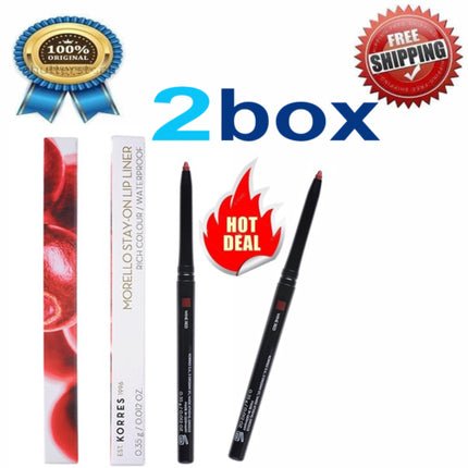 Korres Morello Stay - On Lip Liner 03 Wine Red Waterproof 0.35gr - Maison des fragrances