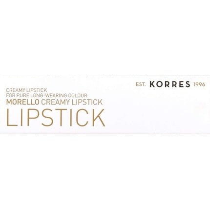 KORRES Natural Morello Creamy Lipstick Blushed Pink Vegan - Maison des fragrances