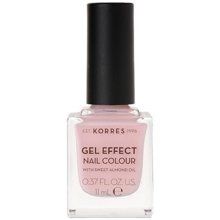 KORRES Sweet Almond Nail Colour 05 Candy Pink Vegan Nail Polish with Gel Effect 11ml - Maison des fragrances