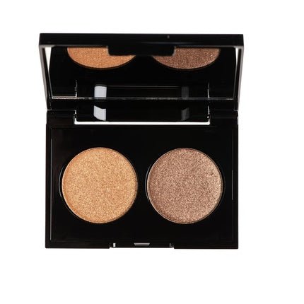 KORRES Volcanic Minerals Velvet Duo Eyeshadow Palette - Golden Amber 28 3g - Maison des fragrances