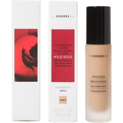 Korres Wild Rose Foundation WRF3 30ml - Maison des fragrances