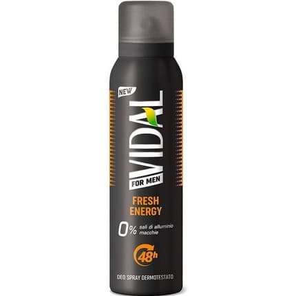 Vidal For Man Fresh Energy Deodorant 48h Déodorant (Déo) Mixte 150ml
