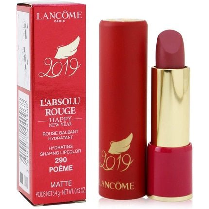 L' Absolu Rouge Hydrating Shaping Lipcolor 290 Peome Matte 3.4g/0.12oz - Maison des fragrances