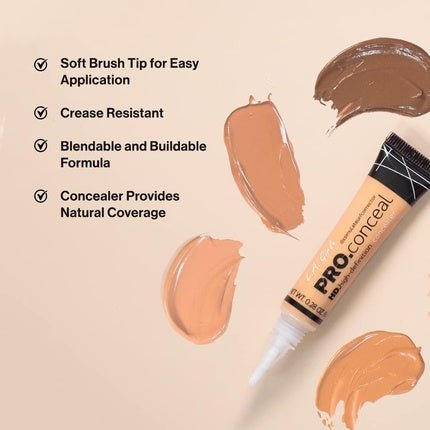 L.A. Girl Cosmetics PRO Conceal HD Concealer Warm Honey 8g - Maison des fragrances