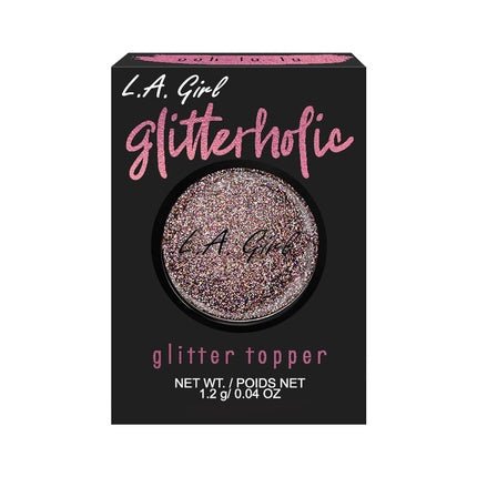 L.A. Girl Glitterholic Glitter Eyeshadow Ooh La La Rose Gold Light Pink - Maison des fragrances