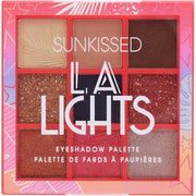 LA Lights 12 Color Eyeshadow Palette Sunkissed Tones Luxurious Powder Formula - Maison des fragrances