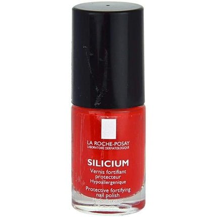 La Roche - Posay Silicium Protective Fortifying Nail Polish 6ml - Color: 22 Poppy Red - Maison des fragrances