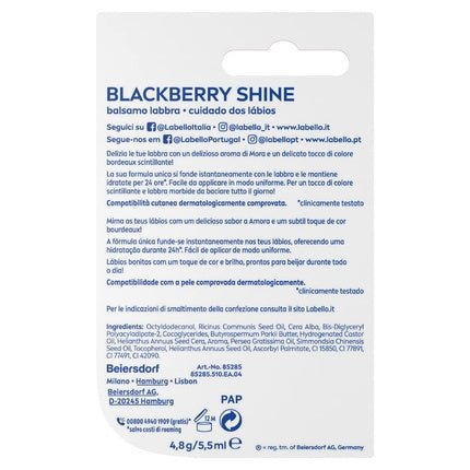 Labello Blackberry Shine Lip Balm 5.50ml - Maison des fragrances