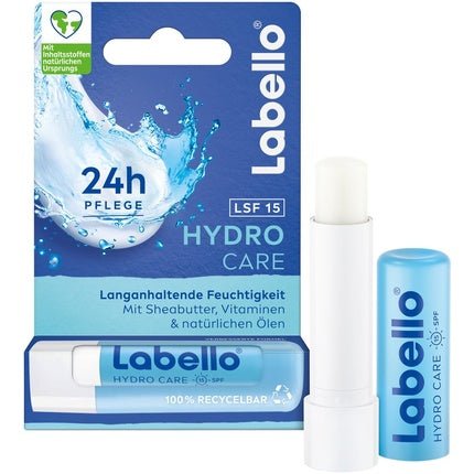 Labello Hydro Care Lip Balm with SPF 15 for 24h Moisture 4.8g - Maison des fragrances