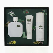 Lacoste Eau De Lacoste L.12.12 Blanc 3 Piece Gift Set - Maison des fragrances