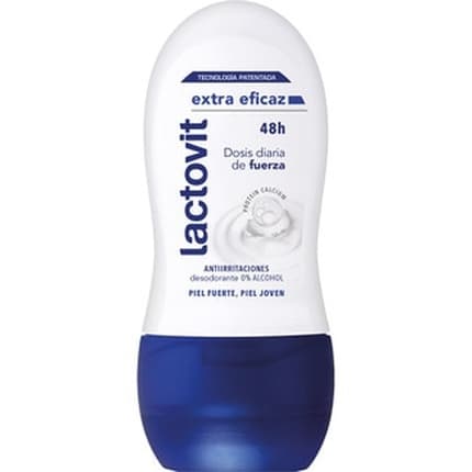 Lactovit Extra Effective Roll-On Deodorant 0% Alcohol 48h Déodorant (Déo) Mixte 50ml - Maison des fragrances