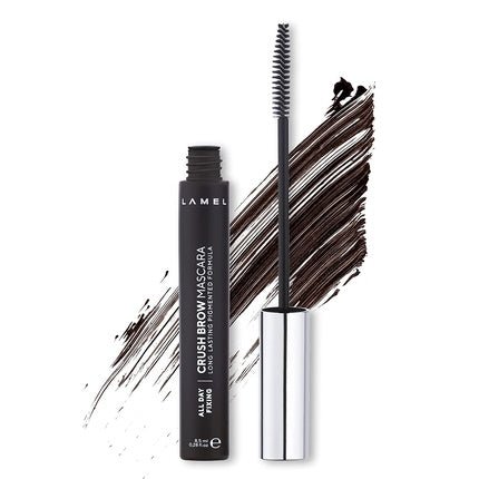 Lamel Crush Brow Mascara No. 402 Professional Product for Expressive Eyebrows Long - Lasting Formula Easy to Apply Brown - Maison des fragrances
