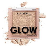 LAMEL Glow Highlighter Face Make Up and Contour Palette in Deep Vibrant Colors 3.8gr/0.13 oz 402 Sun - Maison des fragrances