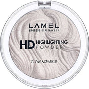 Lamel HD Highlighting Powder Highlighter Adds Natural Glow Cruelty - Free N.401 Silver - Maison des fragrances