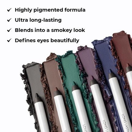 Lamel Long Lasting Gel Eyeliner Kajal Smudgeproof Waterproof High Pigment Formula 1.4g/0.05oz Green - Maison des fragrances