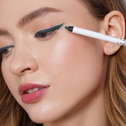 Lamel Long Lasting Gel Eyeliner Kajal Smudgeproof Waterproof High Pigment Formula 1.4g/0.05oz Green - Maison des fragrances