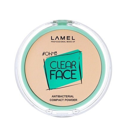 Lamel OhMy Clear Face Powder Antibacterial Powder with Light Natural Coverage and Sebum Control Vanilla N.402 - Maison des fragrances