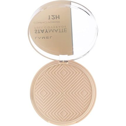 Lamel Stay Matte Compact Powder Light Natural Coverage Universal Neutral Undertone Cruelty - Free N.403 - Maison des fragrances