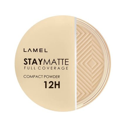 Lamel Stay Matte Compact Powder Lightweight Natural Coverage Porcelain N.401 - Maison des fragrances
