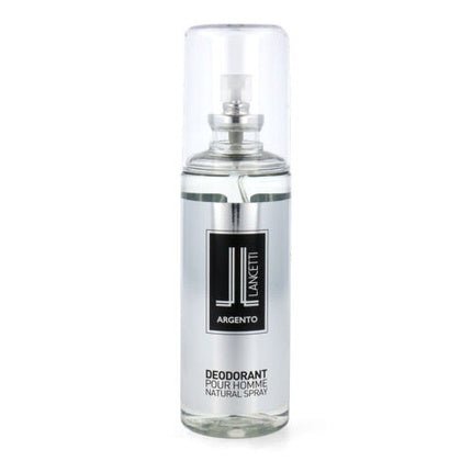 Lancetti Argento Silver Deodorant for Men 120ml Without Propellant - Maison des fragrances