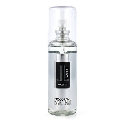 Lancetti Argento Silver Deodorant for Men 120ml Without Propellant - Maison des fragrances